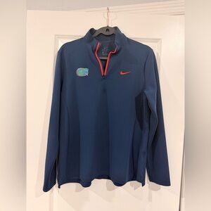 Nike Florida Gator navy Blue Quarter-Zip Pullover